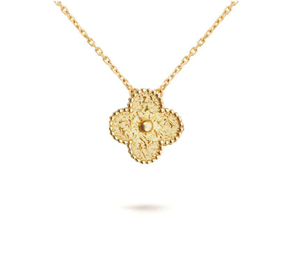 [Camiery]CLOVER 15MM SINGLE FLOWER NECKLACE COLLECTION