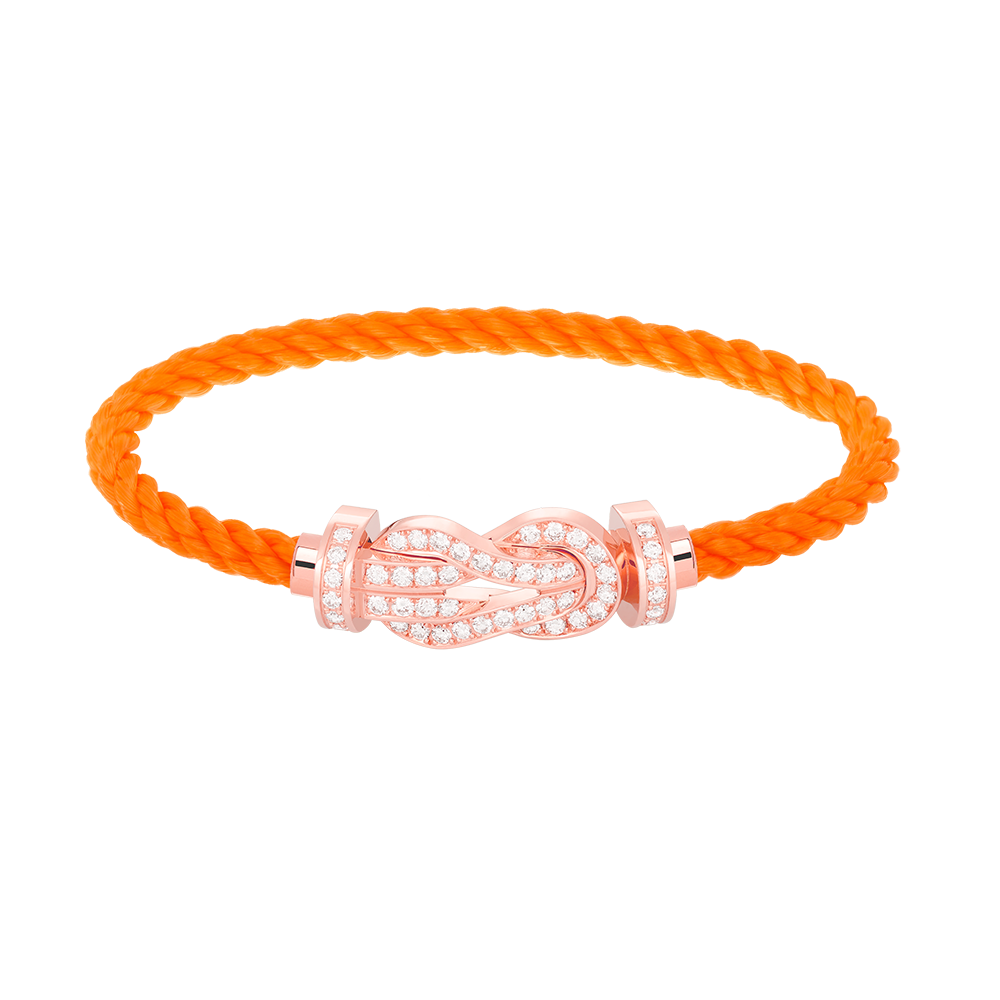 [Camiery]CHANCE LARGE 8 FIGURE BUCKLE FULL DIAMOND BRACELET ROSE GOLD