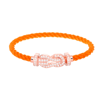 [Camiery]CHANCE LARGE 8 FIGURE BUCKLE FULL DIAMOND BRACELET ROSE GOLD