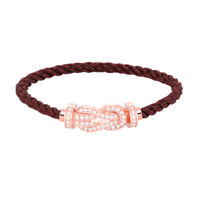 [Camiery]CHANCE LARGE 8 FIGURE BUCKLE FULL DIAMOND BRACELET ROSE GOLD
