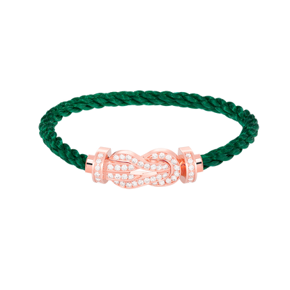 [Camiery]CHANCE LARGE 8 FIGURE BUCKLE FULL DIAMOND BRACELET ROSE GOLD