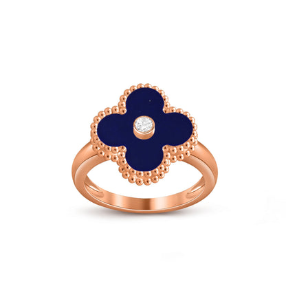 [Camiery]CLOVER DIAMOND RING ROSE GOLD COLLECTION