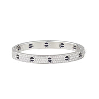 [Camiery] LOVE BRACELET 6.1MM DIAMOND-PAVED CERAMIC