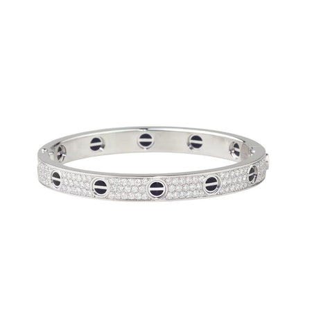 [Camiery] LOVE BRACELET 6.1MM DIAMOND-PAVED CERAMIC