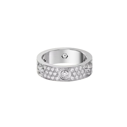 [Camiery] LOVE 5.5MM FULL-PAVE 6-DIAMOND RING