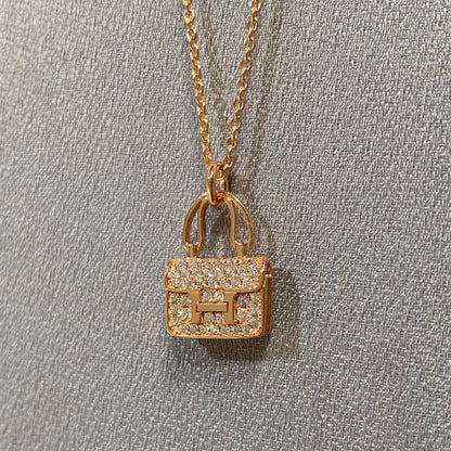 [Camiery]CONSTANCE PEDANT DIAMOND NECKLACE