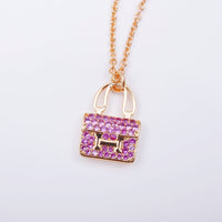 [Camiery]CONSTANCE PEDANT PURPLE DIAMOND NECKLACE