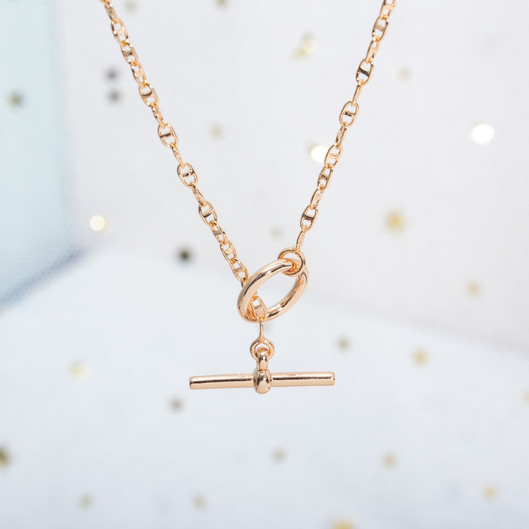 [Camiery]ECHAPPEE NECKLACE PINK GOLD