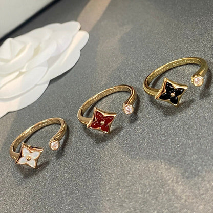 [Camiery]STAR 1 DIAMOND OPEN RING
