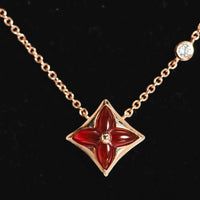 [Camiery]STAR NECKLACE PINK GOLD 1 DIAMOND