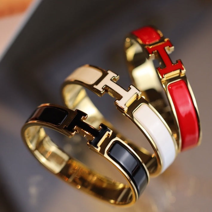 [Camiery]H BRACELET 12MM GOLD
