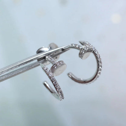 [Camiery] JUSTE FULL DIAMOND SMALL EARRINGS