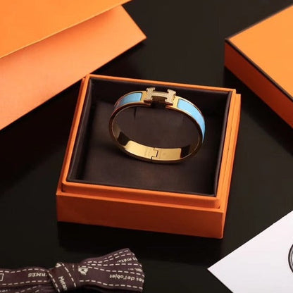 [Camiery]H CLOUD BLUE BRACELET GOLD DIAMOND