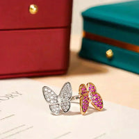 [Camiery]TWIN BUTTERFLY DIAMOND RING