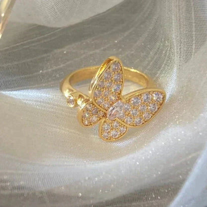 [Camiery]BUTTERFLY DIAMOND RING