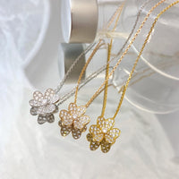 [Camiery]FLOWER DIAMOND NECKLACE