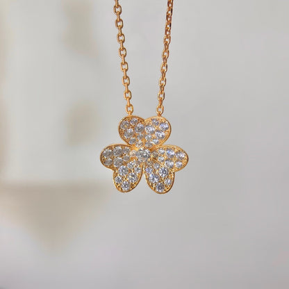 [Camiery]FLOWER DIAMOND NECKLACE