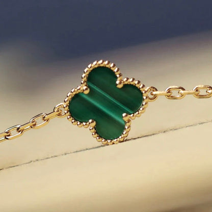 [Camiery]CLOVER 20 MOTIFS MALACHITE GOLD
