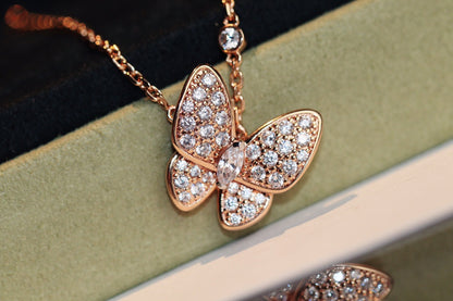 [Camiery]BUTTERFLY DIAMOND NECKLACE