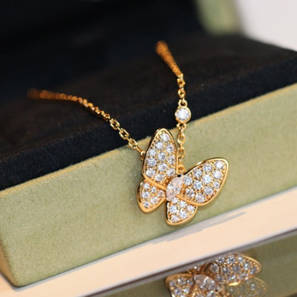 [Camiery]BUTTERFLY DIAMOND NECKLACE