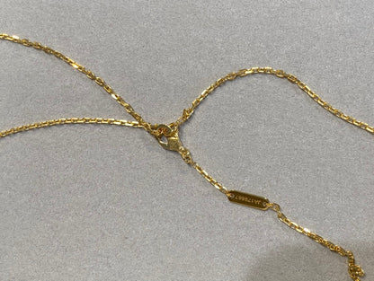 [Camiery]CLOVER 25MM NECKLACE GOLD CARNELIAN