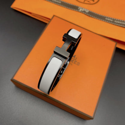 [Camiery]H BRACELET 12MM BLACK WHITE CERAMIC