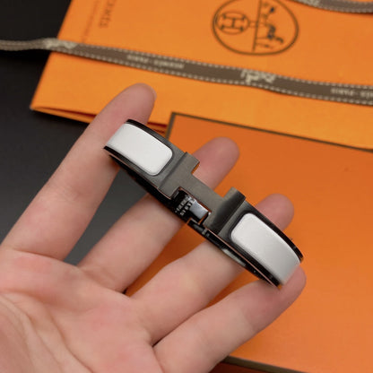 [Camiery]H BRACELET 12MM BLACK WHITE CERAMIC