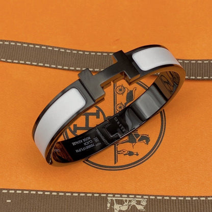 [Camiery]H BRACELET 12MM BLACK WHITE CERAMIC