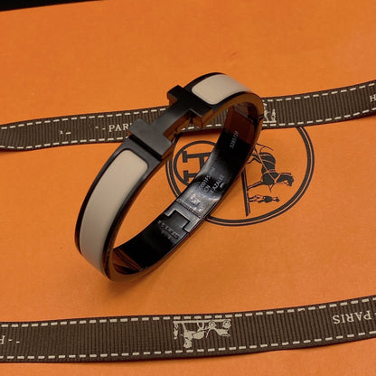 [Camiery]H BRACELET 12MM BLACK BEIGE CERAMIC