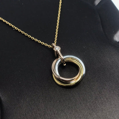 [Camiery] TRINITY  NECKLACE 1 DIAMOND