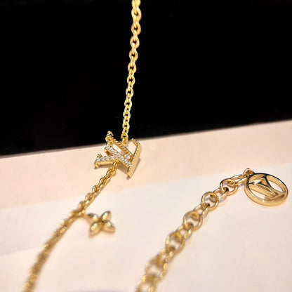 [Camiery]LOGO STAR MOTIF GOLD BRACELET