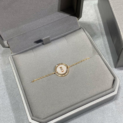 [Camiery]LUCKY MOVE DIAMOND PAVED BRACELET