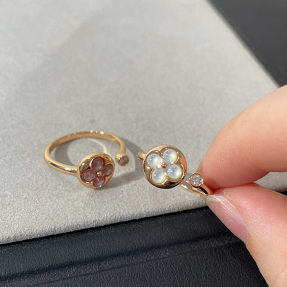 [Camiery]SUN 1 DIAMOND PINK MOP RING