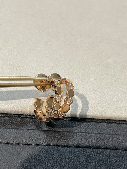 [Camiery]Hollow Design Four-Leaf Clover Flower Shape Ring