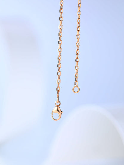[Camiery]H CAGE PINK GOLD NECKLACE
