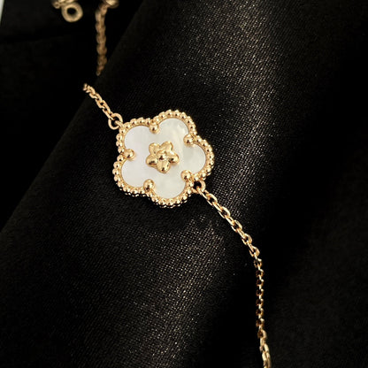 [Camiery]LUCKY SPRING ROSE GOLD MOP BRACELET