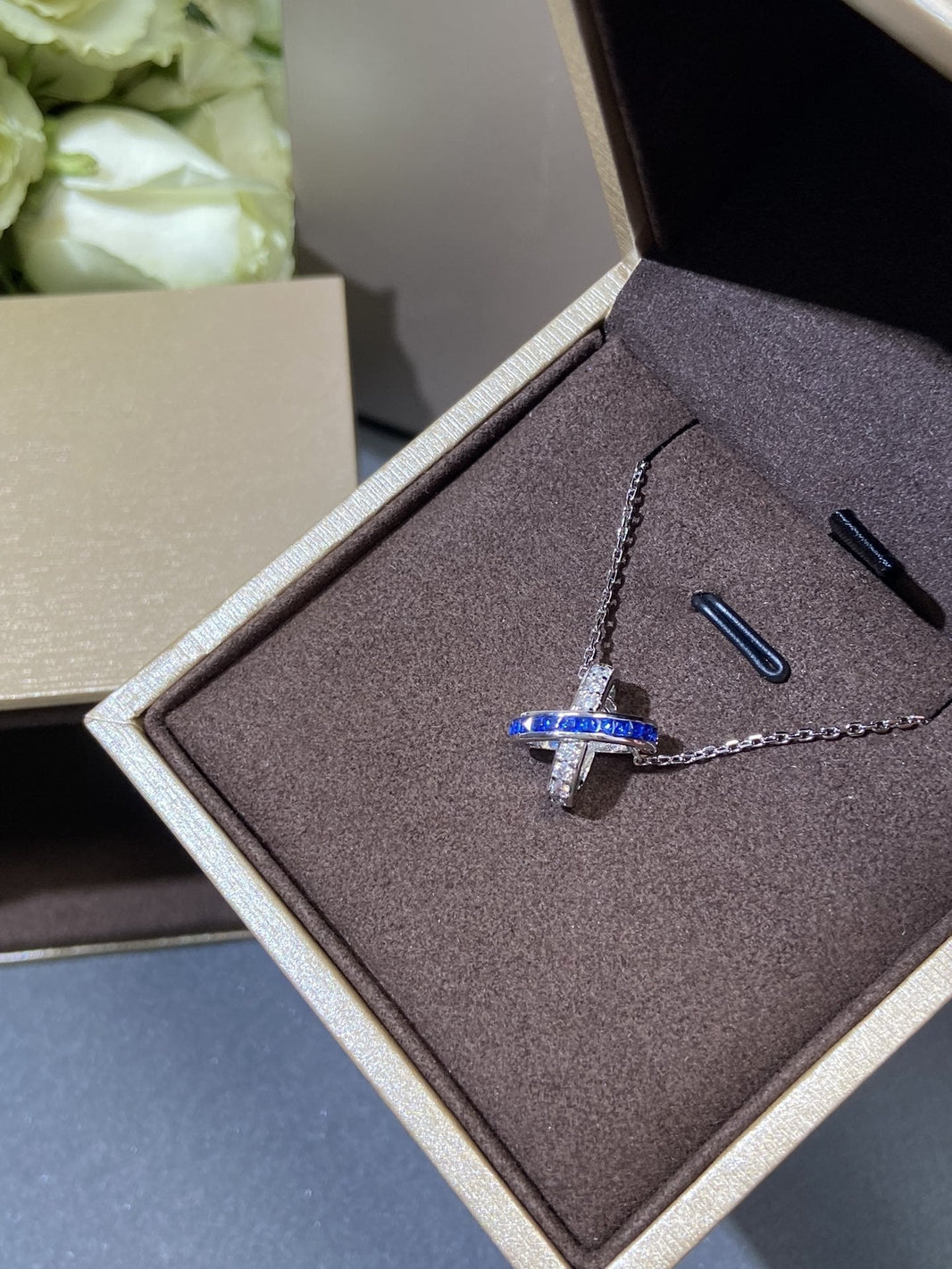 [Camiery]LIENS DIAMOND SILVER NECKLACE