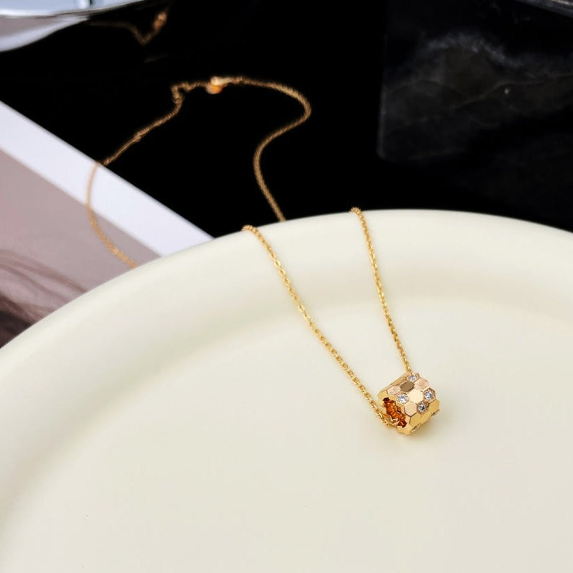 [Camiery]BEE MINI PEDANT DIAMOND NECKLACE