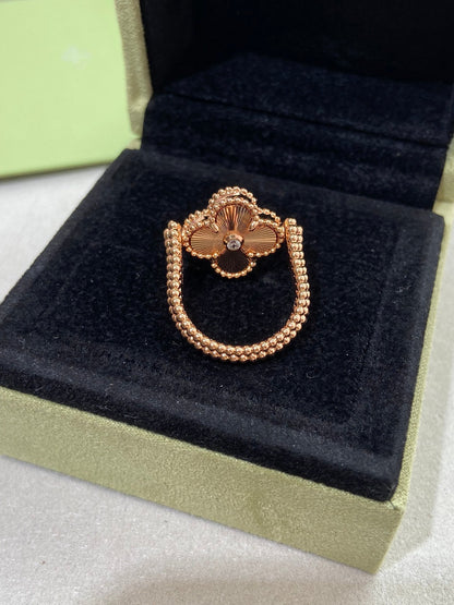 [Camiery]CLOVER RIVERSIBLE RING GOLD COLLECTION
