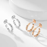 [Camiery]BEE LOVE DIAMOND HOOP EARRINGS