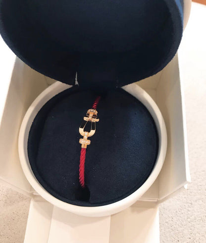 [Camiery]FORCE 10 HALF DIAMOND PINK GOLD RED CORDERI LARGE AND MEDIUM MODEL