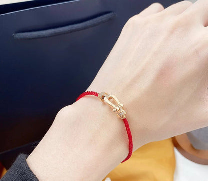 [Camiery]FORCE 10 HALF DIAMOND PINK GOLD RED CORDERI LARGE AND MEDIUM MODEL