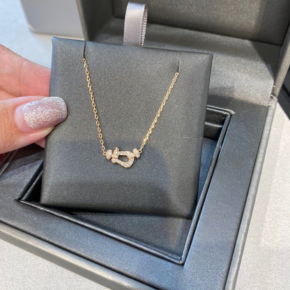[Camiery]FORCE 10 DIAMOND PINK GOLD NECKLACE MINI MODEL