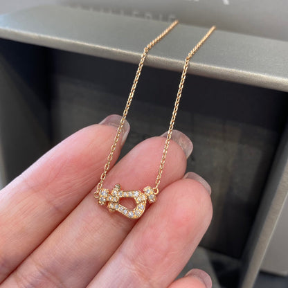 [Camiery]FORCE 10 DIAMOND PINK GOLD NECKLACE MINI MODEL