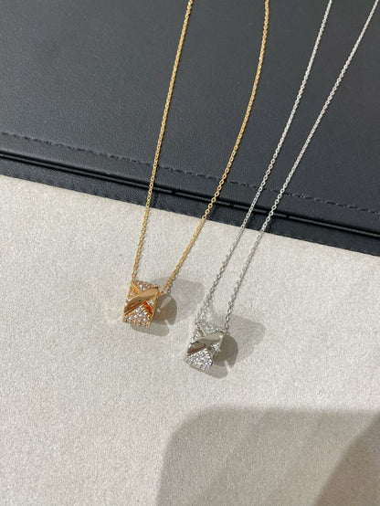 [Camiery]LIENS EVIDENCE DIAMOND PAVED NECKLACE