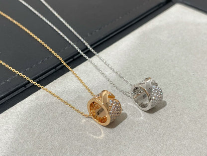 [Camiery]LIENS EVIDENCE DIAMOND PAVED NECKLACE