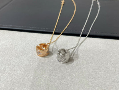 [Camiery]LIENS EVIDENCE DIAMOND PAVED NECKLACE