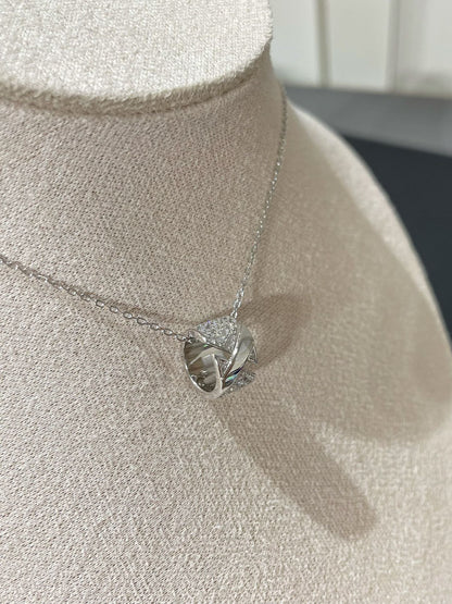 [Camiery]LIENS EVIDENCE DIAMOND PAVED NECKLACE