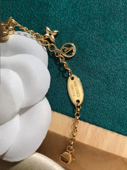 [Camiery]BLOOMING PINK GOLD MOP BRACELET