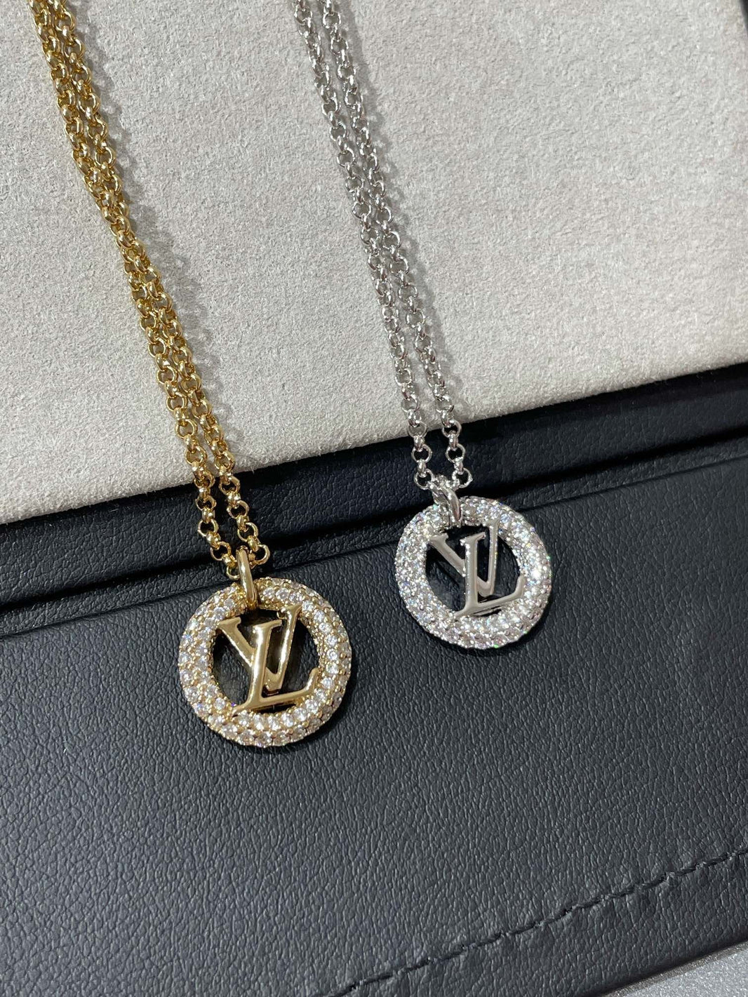 [Camiery]BY NIGHT DIAMOND PAVED NECKLACE